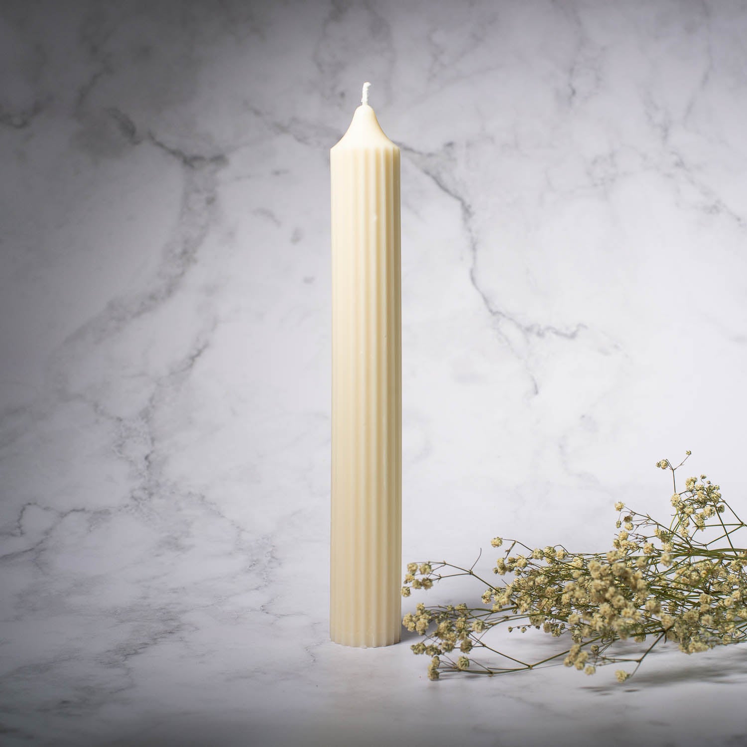 Świeca Pillar Ribbed Tall 2szt.