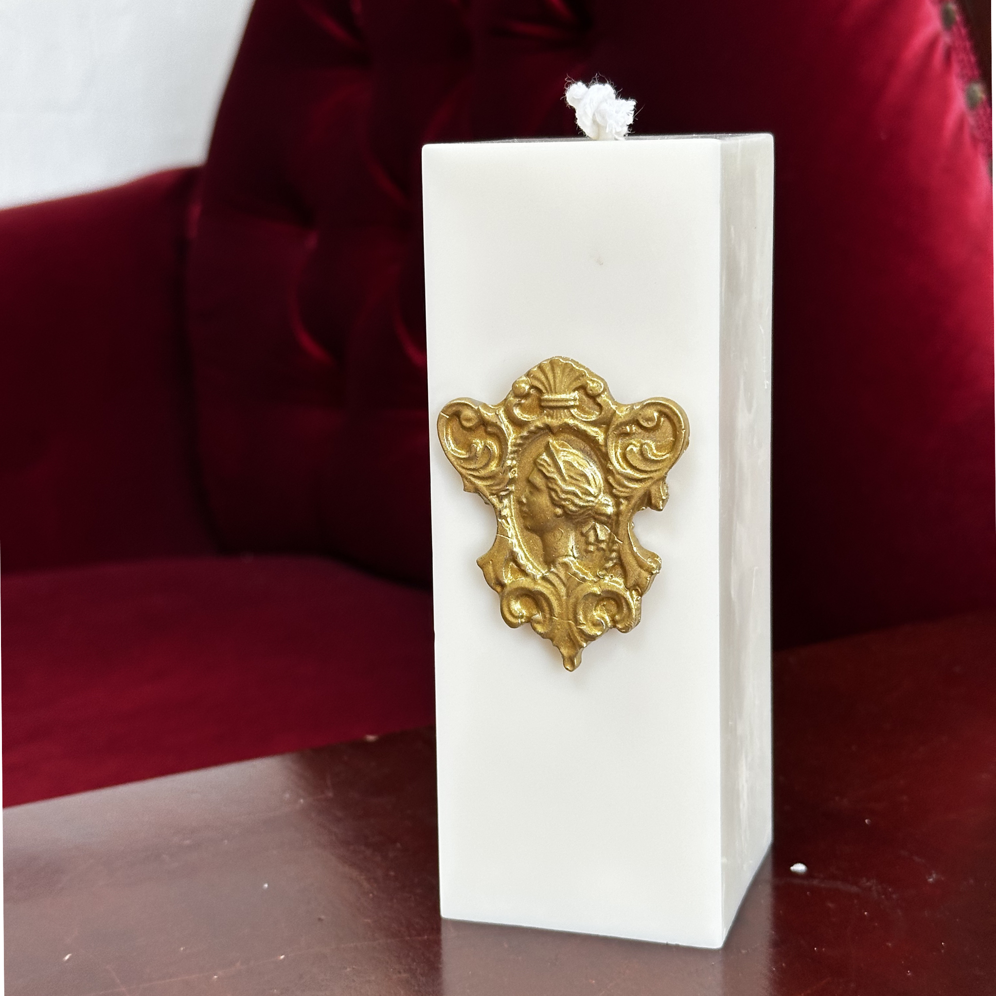 Świeca Kwadrat Lady Gold