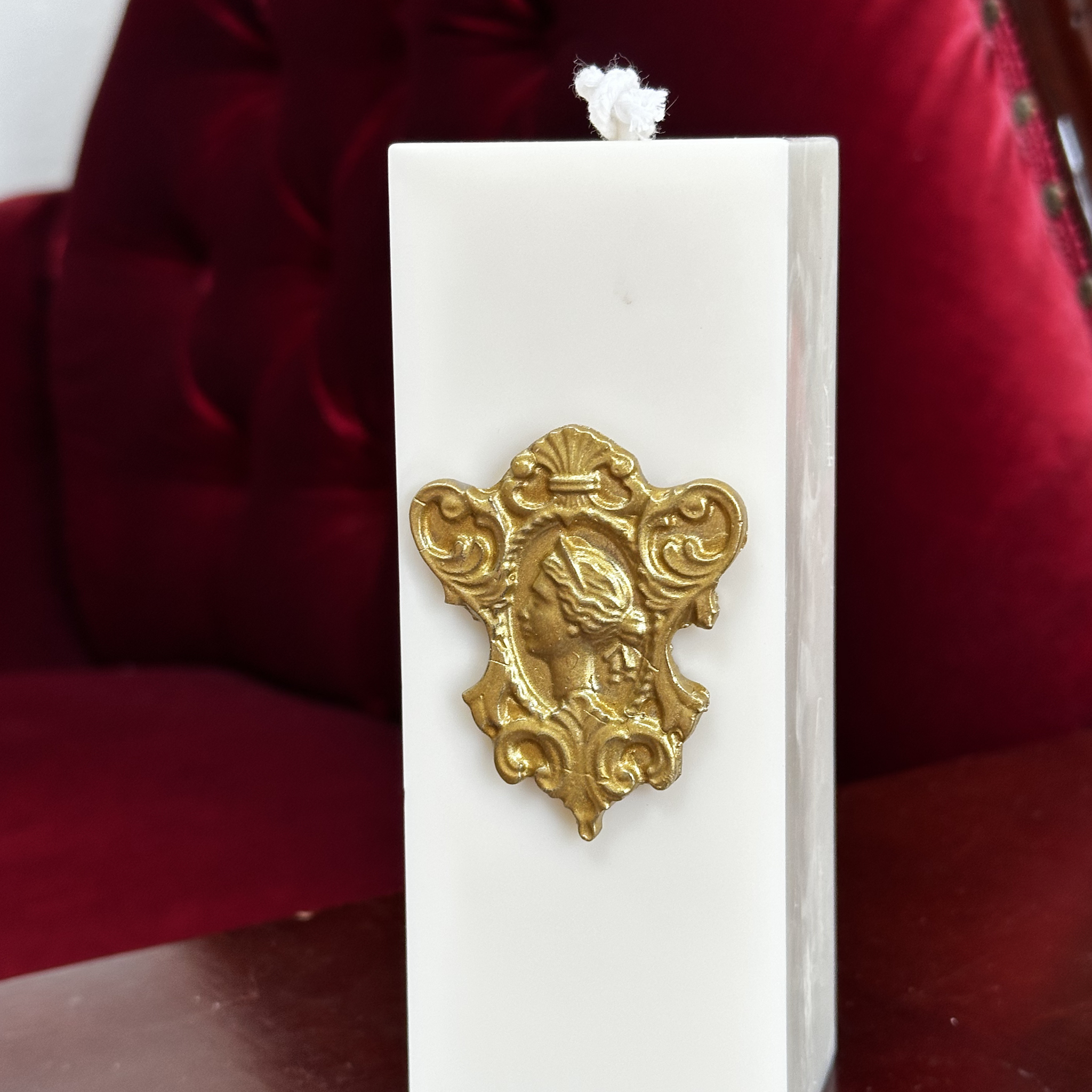 Świeca Kwadrat Lady Gold