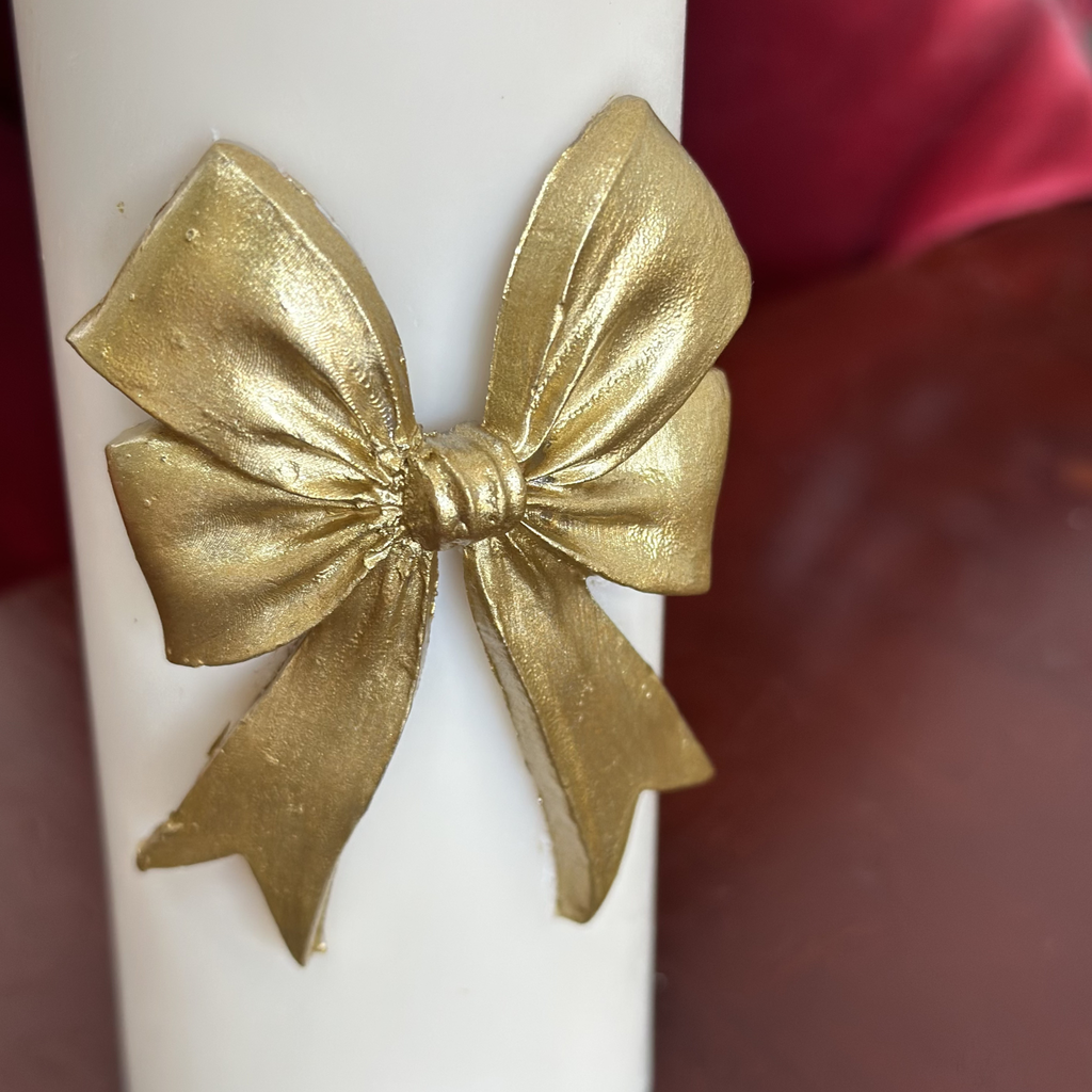 Świeca Pillar M Kokarda Gold