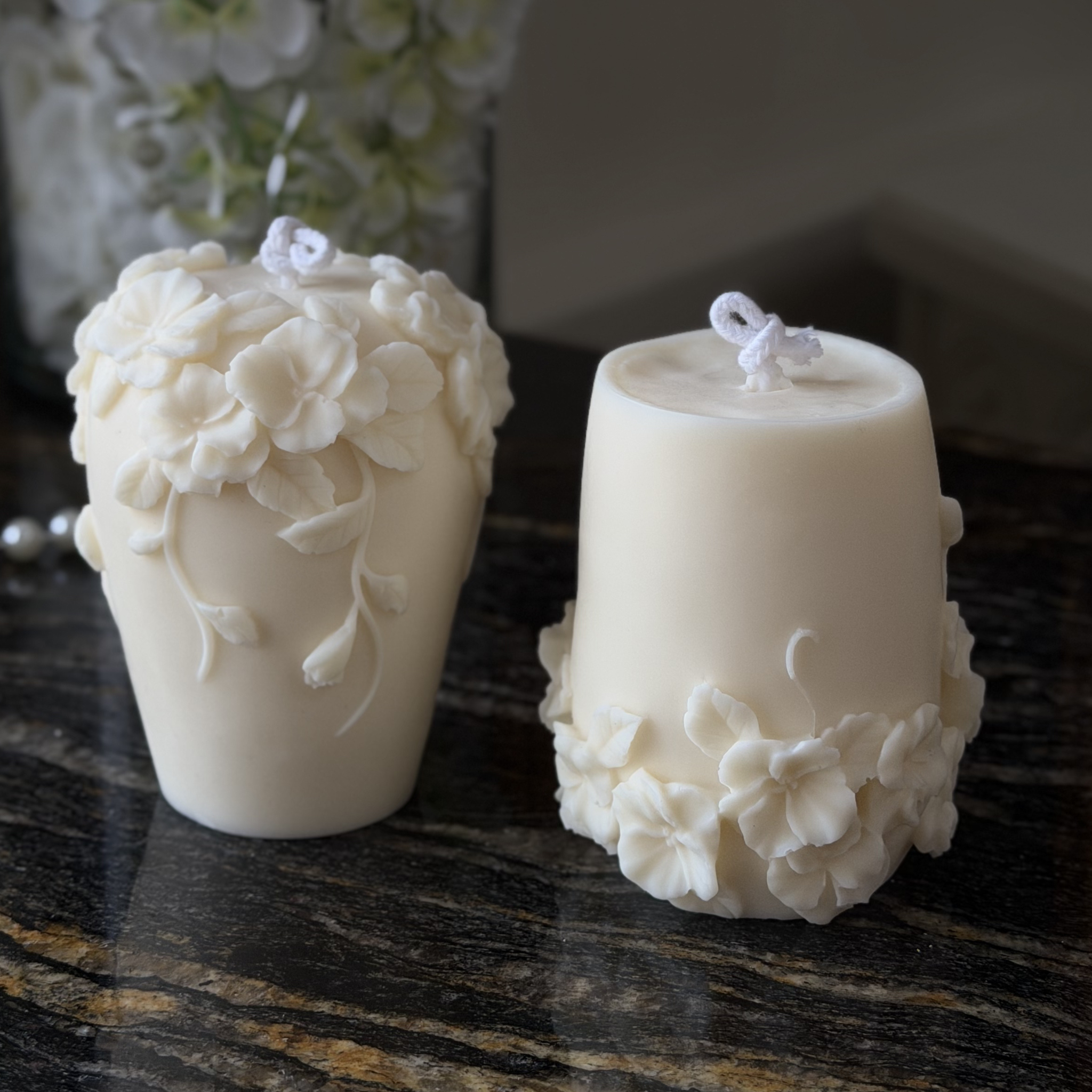 Zestaw świec: Flowers