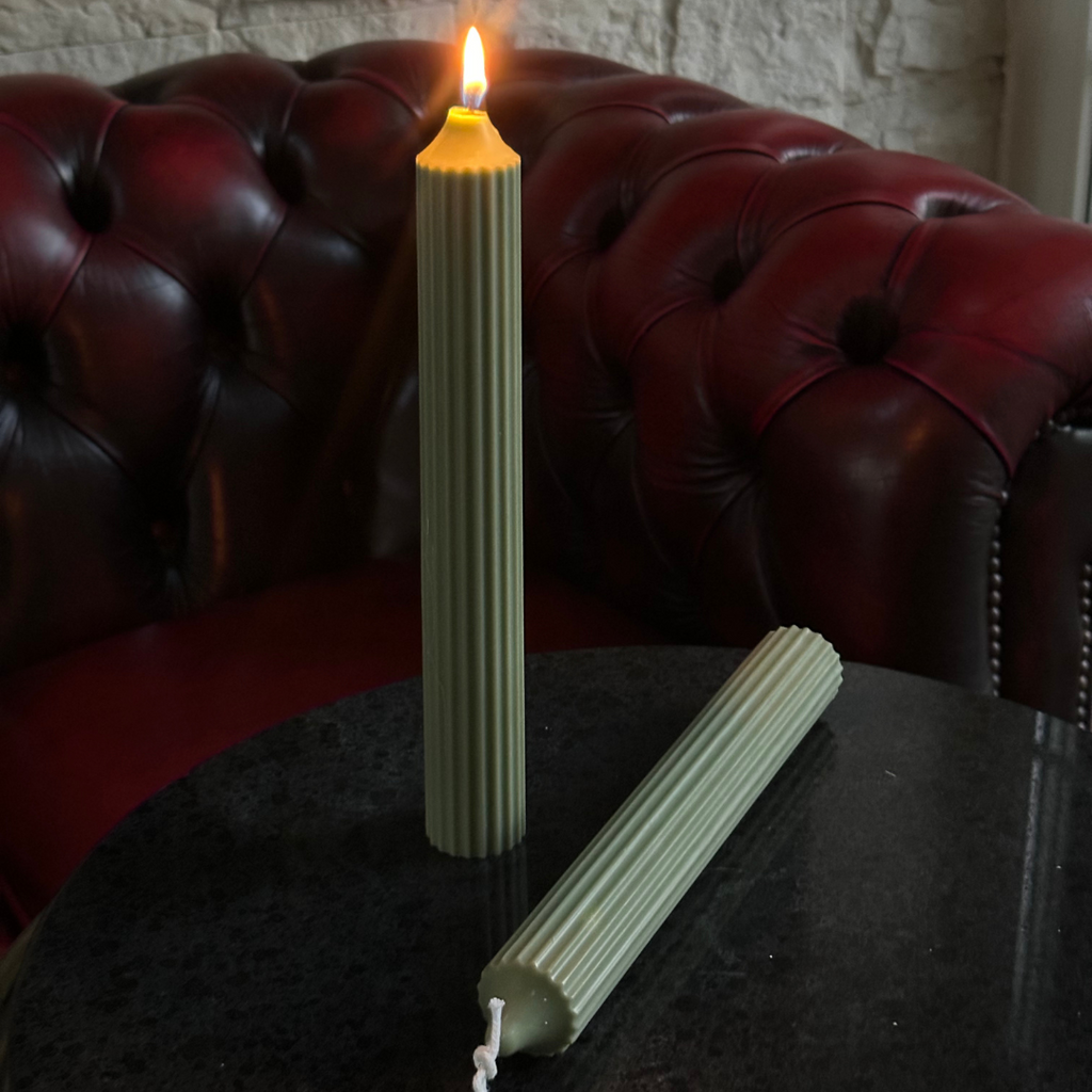 Świeca Pillar Ribbed Wysokie - 2 szt.