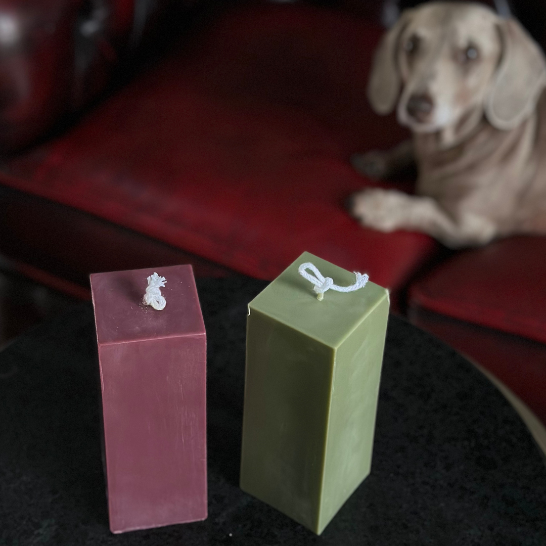 Zestaw: Świece Trójkąt & Kwadrat