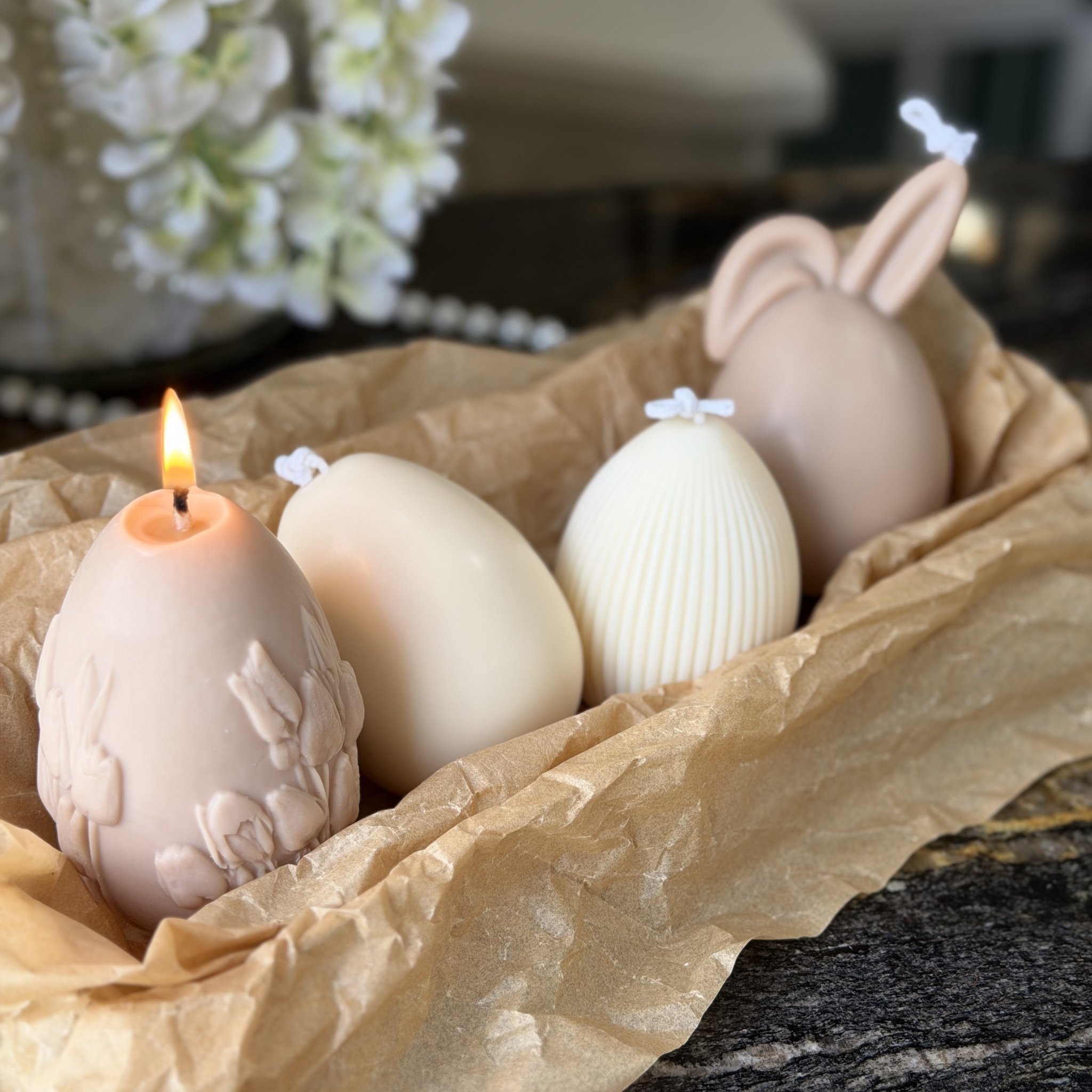 Zestaw Świec: Wielkanocne Jajka