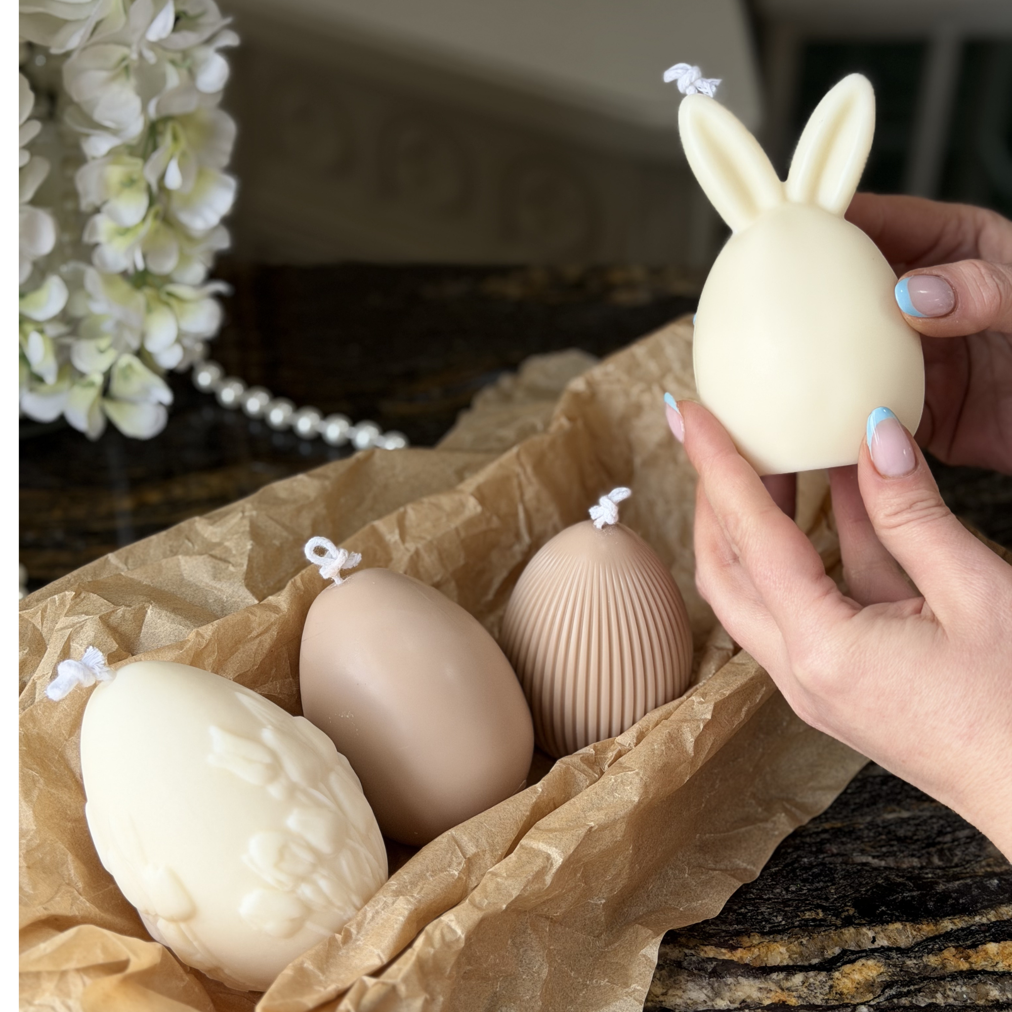 Zestaw Świec: Wielkanocne Jajka